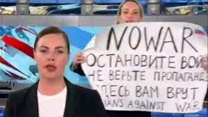 Anti War protester Marina Ovsyannikova